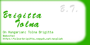 brigitta tolna business card